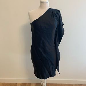 Black silk dress - size medium